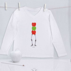 T-shirt dehoof - Comme 3 pommes - France handmade